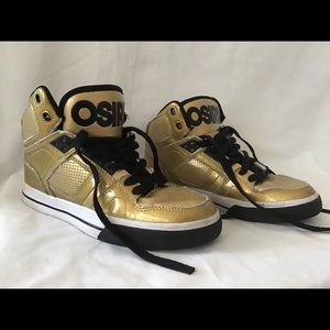 Osiris NYC 83 Skate Shoe Gold High Top